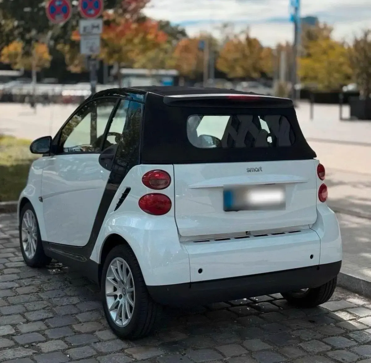 Gebraucht Smart ForTwo Cabrio 61 PS (44 kW) 2008 Weiß Cabrio