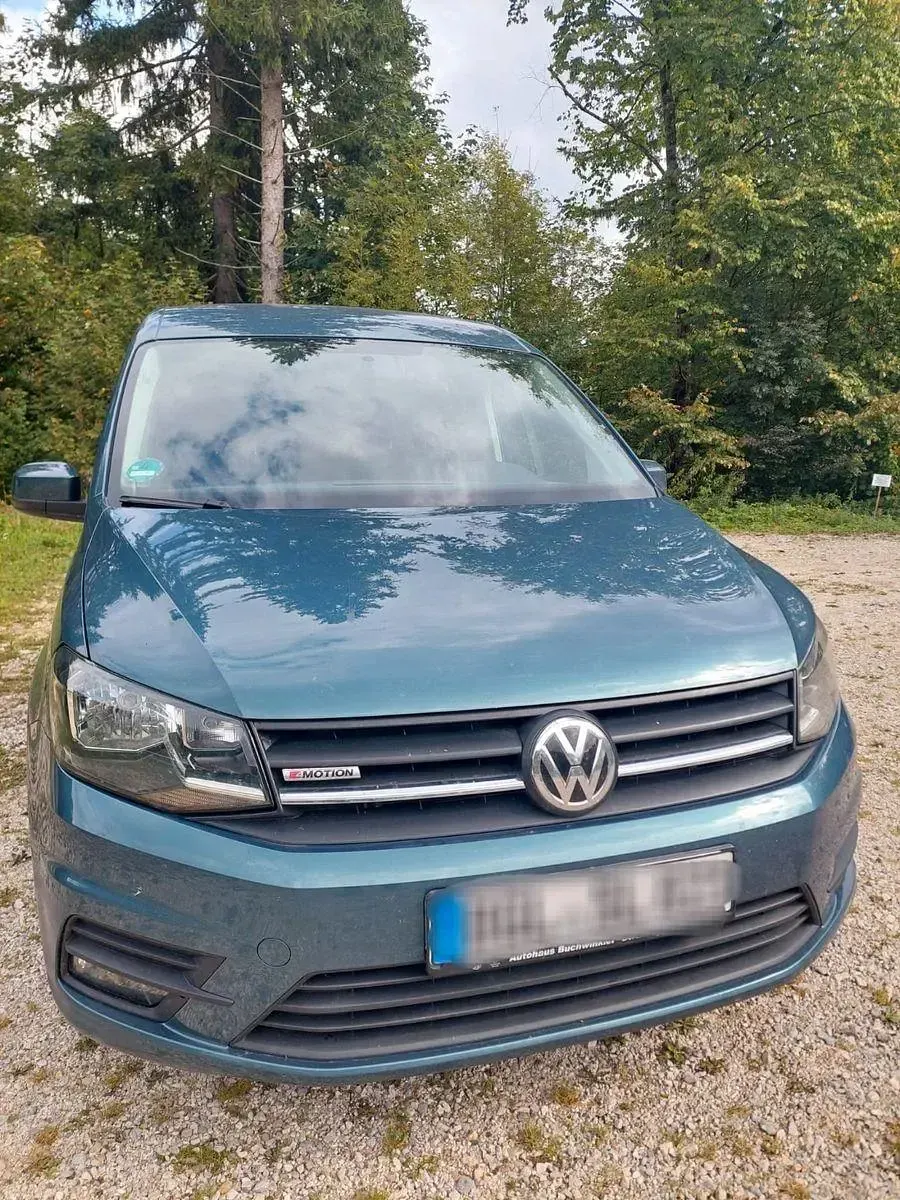Gebraucht VW Caddy 122 PS (89 kW) 2017 Grün Van / Kleinbus