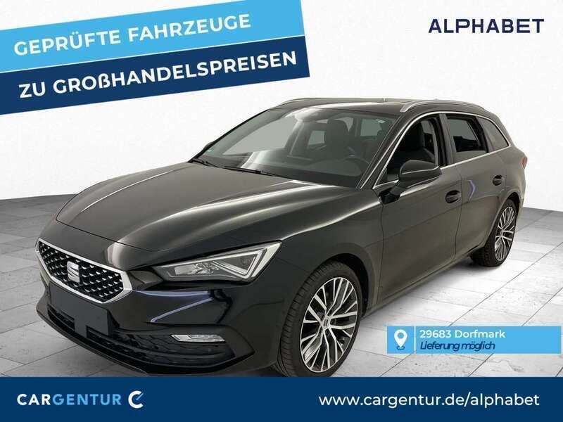 Midnight schwarz metallic Gebraucht 2022 Seat Leon XCELLENCE Kombi | 21.107 € (Guter Preis) - Bild 1/2