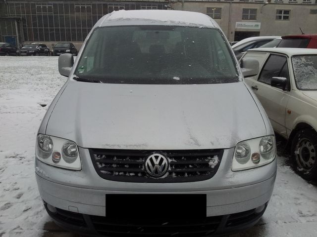 Gebraucht VW Caddy Maxi Life Life 102 PS (75 kW) 2008 Silber metallic Van / Kleinbus