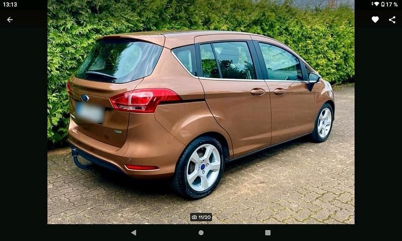 Gebraucht Ford B-MAX 125 PS (91 kW) 2014 Braun Van / Kleinbus