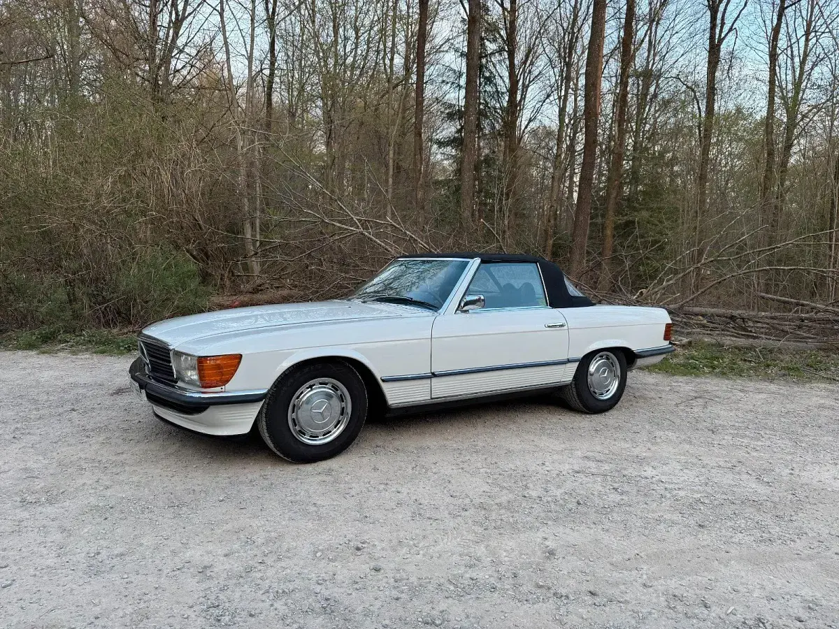 Gebraucht Mercedes SL350 200 PS (147 kW) 1973 Weiß Cabrio