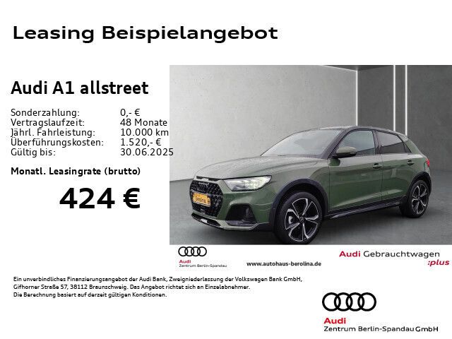 Distriktgrün metallic Gebraucht 2022 Audi A1 Ambiente Kleinwagen | 33.920 € (Teuer) - Bild 1/4