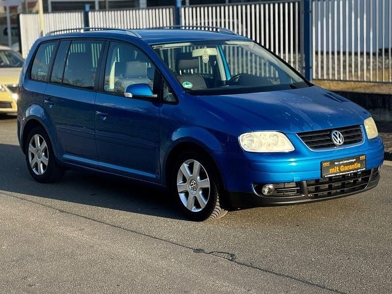 Gebraucht VW Touran Highline 101 PS (74 kW) 2004 Blau Van / Kleinbus
