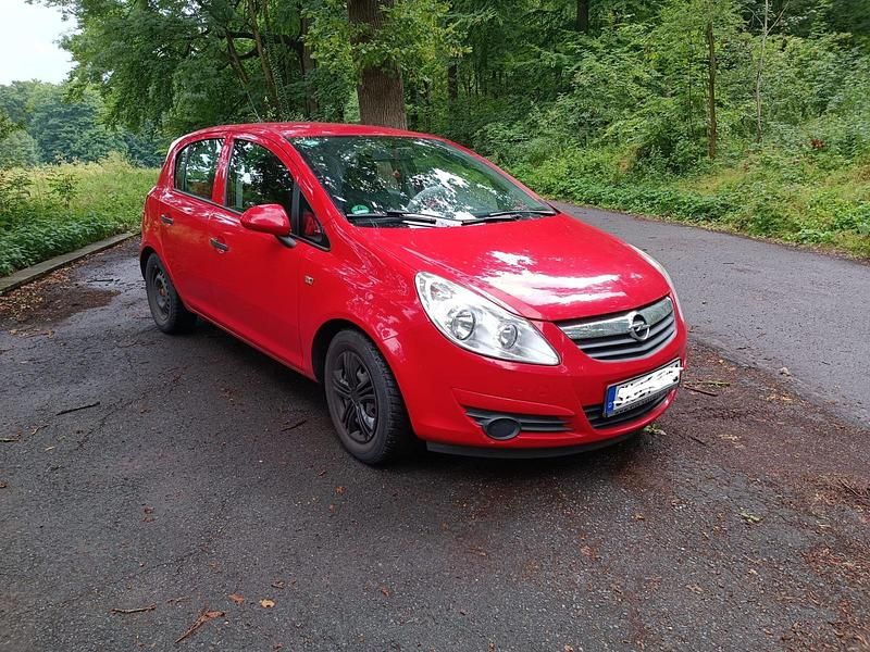 Rot Gebraucht 2010 Opel Corsa Kleinwagen | 900 € (Superpreis) - Bild 1/4