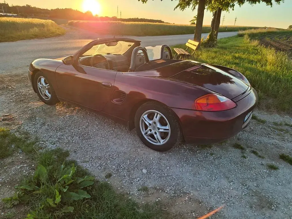 Gebraucht Porsche Boxster 204 PS (150 kW) 1998 Rot Cabrio
