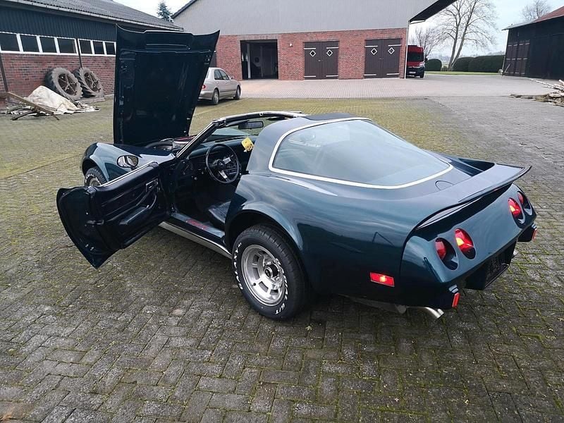 Second-hand Corvette C3 250 CP (183 kW) 1979 Albastru Coupe