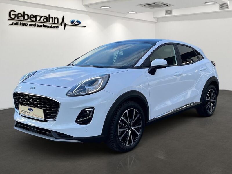 Weiß Gebraucht 2023 Ford Puma Titanium X Coupé | 22.395 € (Fairer Preis) - Bild 1/4