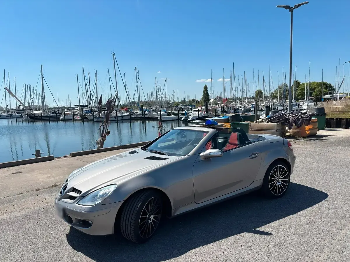 Gebraucht Mercedes SLK200 163 PS (119 kW) 2004 Beige Cabrio