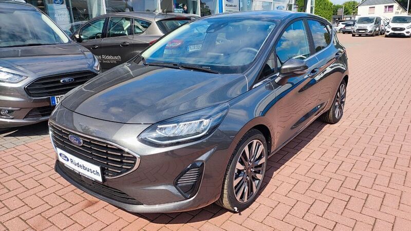 Schwarz Gebraucht 2023 Ford Fiesta Titanium X Kleinwagen | 21.790 € (Etwas zu teuer) - Bild 1/4