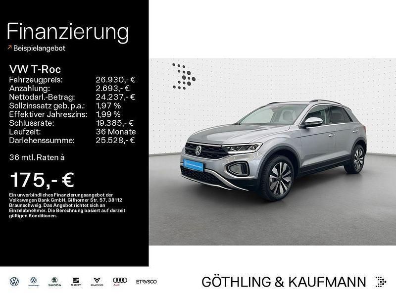 Silber Gebraucht 2024 VW T-Roc Move SUV | 26.930 € (Guter Preis) - Bild 1/4