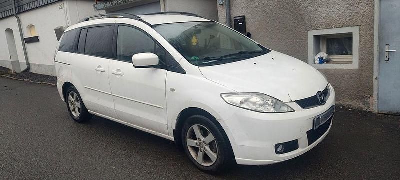 Gebraucht Mazda 5 Exclusive 145 PS (106 kW) 2006 Weiß Van / Kleinbus
