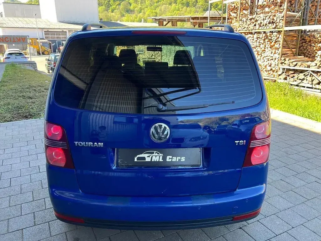Gebraucht VW Touran Comfortline 140 PS (102 kW) 2007 Blau Van / Kleinbus