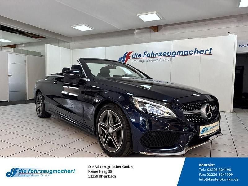 Cavansitblau metalliclack Gebraucht 2016 Mercedes C200 Sport Cabrio | 18.788 € (Fairer Preis) - Bild 1/4