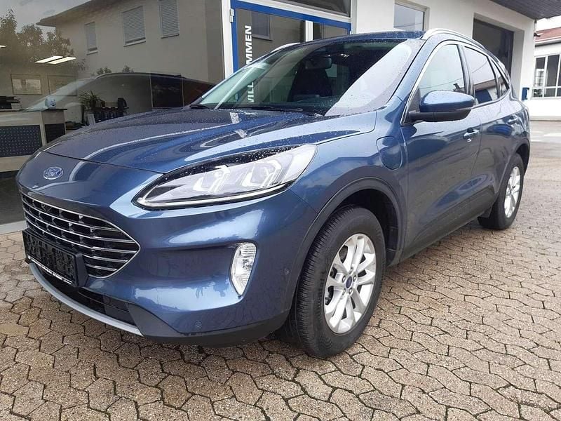 Blau Gebraucht 2022 Ford Kuga Titanium SUV | 21.400 € (Superpreis) - Bild 1/4