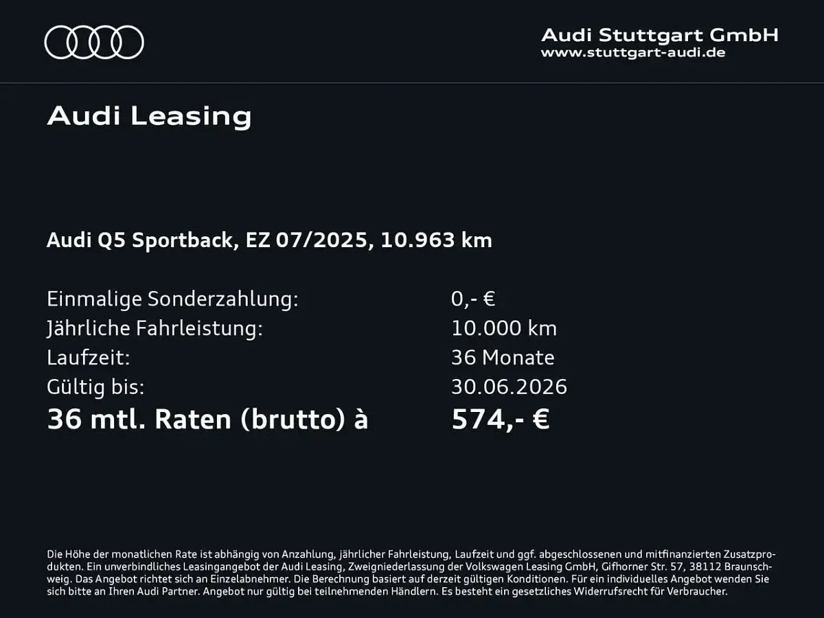 Brugt Audi Q5 299 HK (219 kW) 2025 Grå SUV