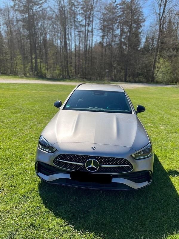 Silber Gebraucht 2023 Mercedes C300e AMG Kombi | 37.900 € (Superpreis) - Bild 1/4
