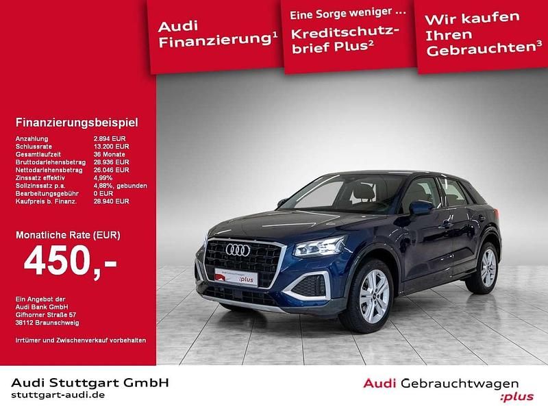 Blau Gebraucht 2024 Audi Q2 Advanced Plus SUV | 28.940 € (Fairer Preis) - Bild 1/2
