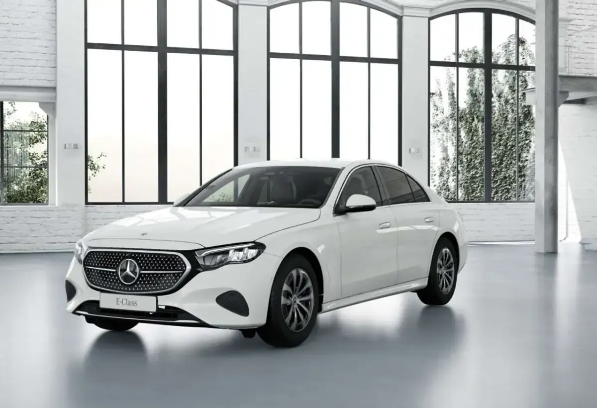 Gebraucht Mercedes E200 Avantgarde 163 PS (119 kW) 2026 Unilack polarweiß uni Limousine
