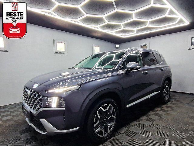 Lagoon blue / mic Gebraucht 2021 Hyundai Santa Fe Prime SUV | 36.870 € (Fairer Preis) - Bild 1/4