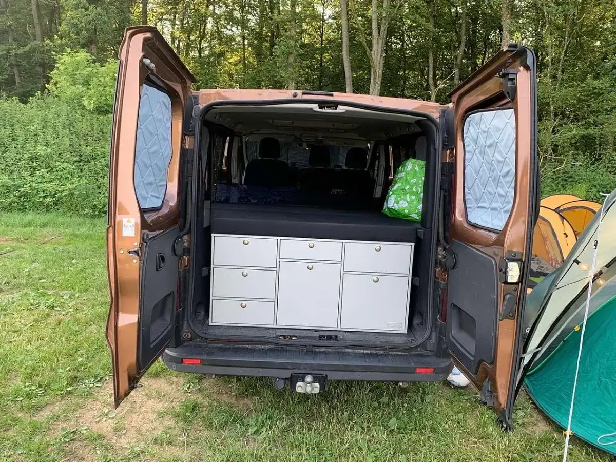 Gebraucht Renault Trafic Expression 145 PS (106 kW) 2017 Braun Van / Kleinbus