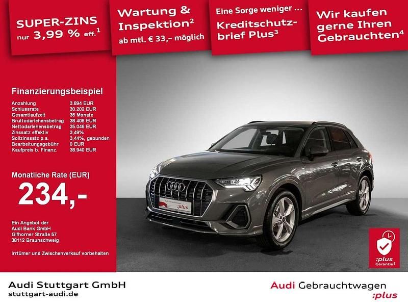 Chronosgrau metallic Gebraucht 2024 Audi Q3 S-Line SUV | 38.940 € (Guter Preis) - Bild 1/2