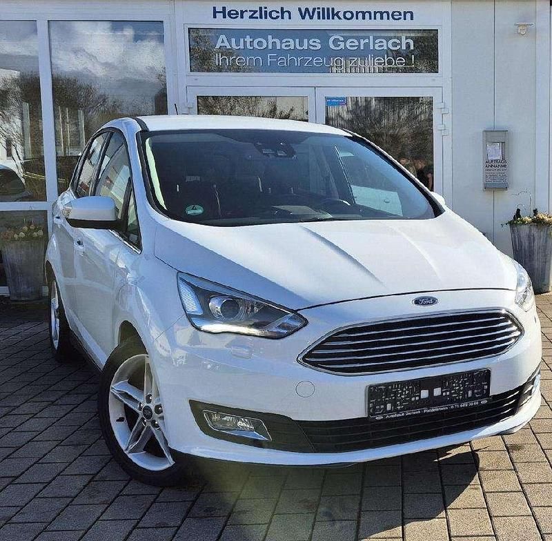 Gebraucht Ford C-MAX Titanium 150 PS (110 kW) 2019 Frostweiß Van / Kleinbus