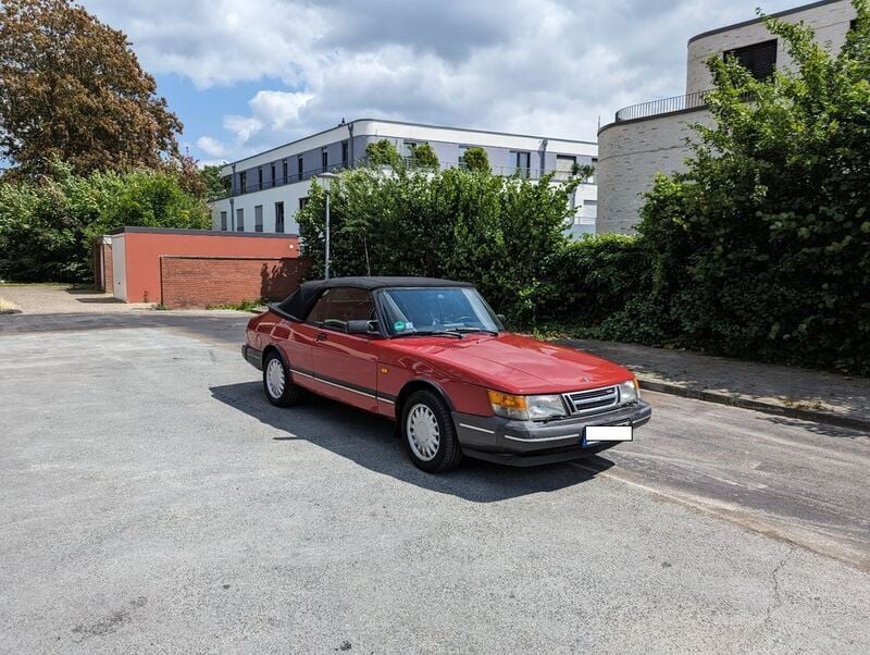 Rot Gebraucht 1988 Saab 900 Cabriolet Cabrio | 12.100 € - Bild 1/4