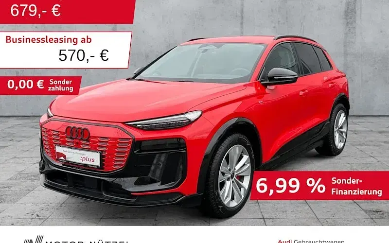 Używany Audi Q6 e-tron Advanced 285 kW (388 KM) 2025 Czerwony SUV