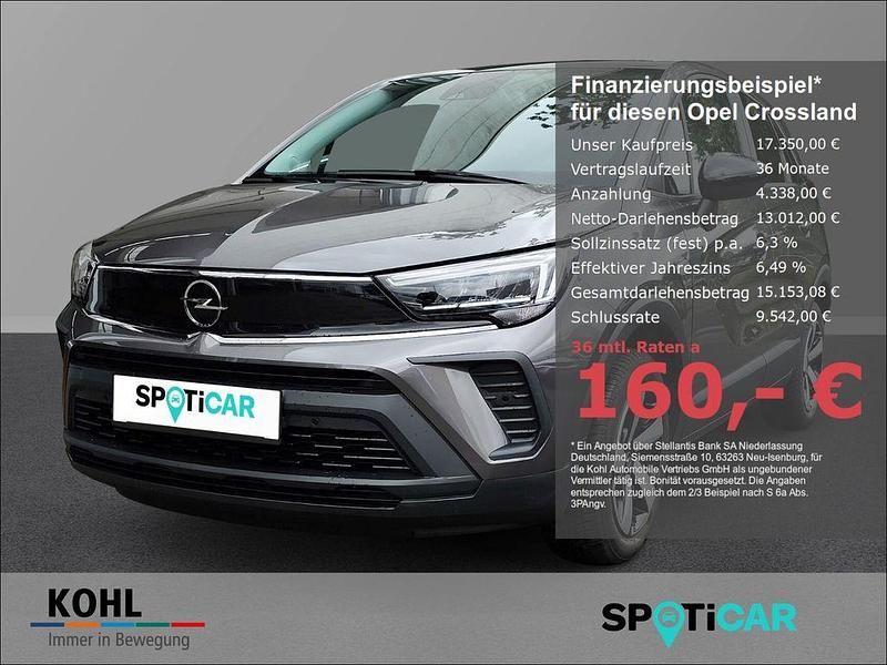 Grau Gebraucht 2022 Opel Crossland Edition SUV | 17.350 € (Superpreis) - Bild 1/4