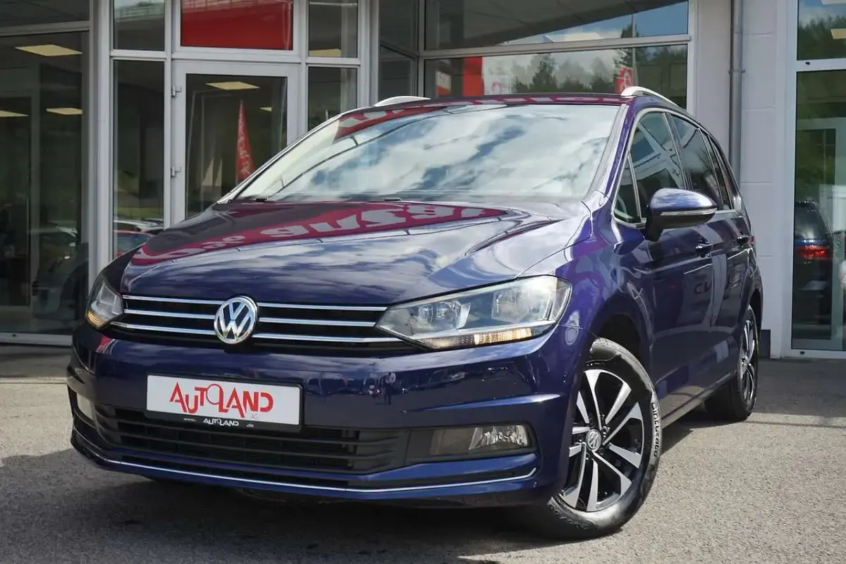 Gebraucht VW Touran United 150 PS (110 kW) 2020 Blau Van / Kleinbus