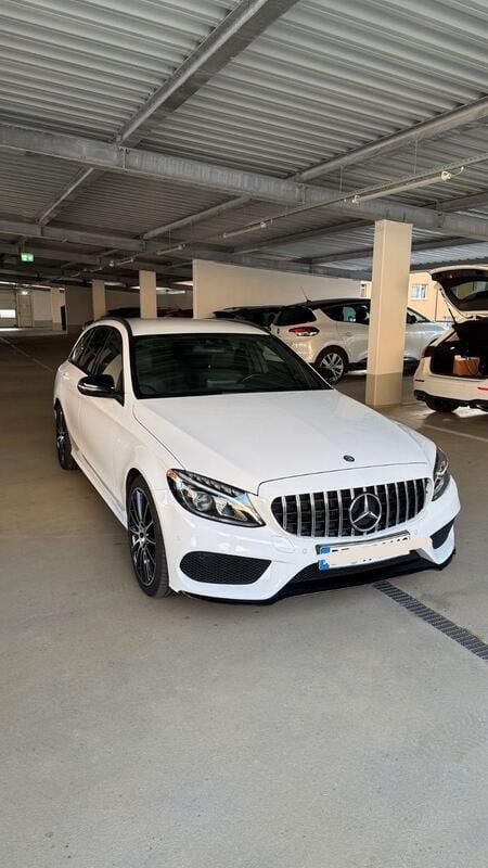 Weiß Gebraucht 2016 Mercedes C250 AMG line Kombi | 17.500 € (Superpreis) - Bild 1/4