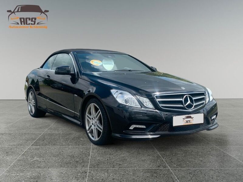 Schwarz Gebraucht 2011 Mercedes E350 AMG line Cabrio | 13.490 € (Guter Preis) - Bild 1/4