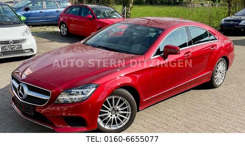 Rot Gebraucht 2015 Mercedes CLS250 Limousine | 29.500 € (Fairer Preis) - Bild 1/4