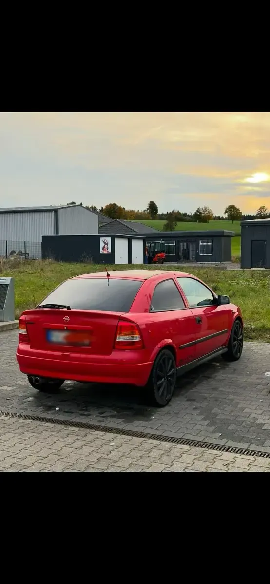 Gebraucht Opel Astra 2000 Rot Kleinwagen