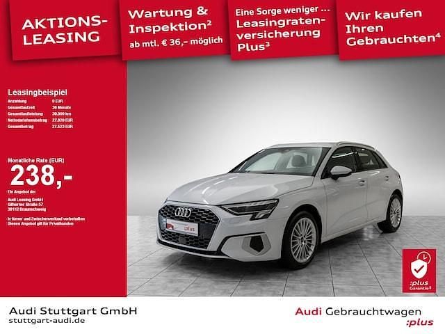 Gletscherweiß metallic Gebraucht 2024 Audi A3 Advanced Plus | 27.920 € - Bild 1/1