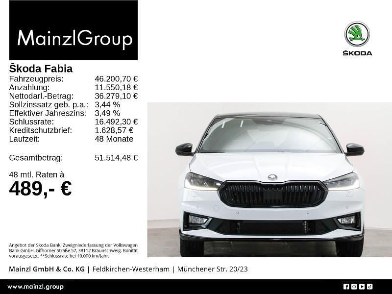 Neu Skoda Fabia 177 PS (130 kW) 2026 Weiß Kleinwagen