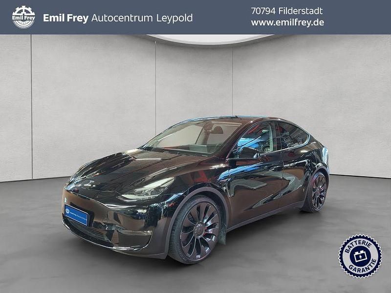 Schwarz Gebraucht 2022 Tesla Model Y Performance SUV | 36.890 € (Guter Preis) - Bild 1/3