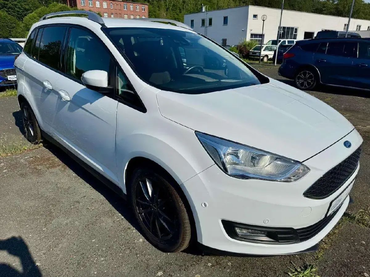Gebraucht Ford Grand C-Max Cool & Connect 125 PS (91 kW) 2019 Weiß Van / Kleinbus