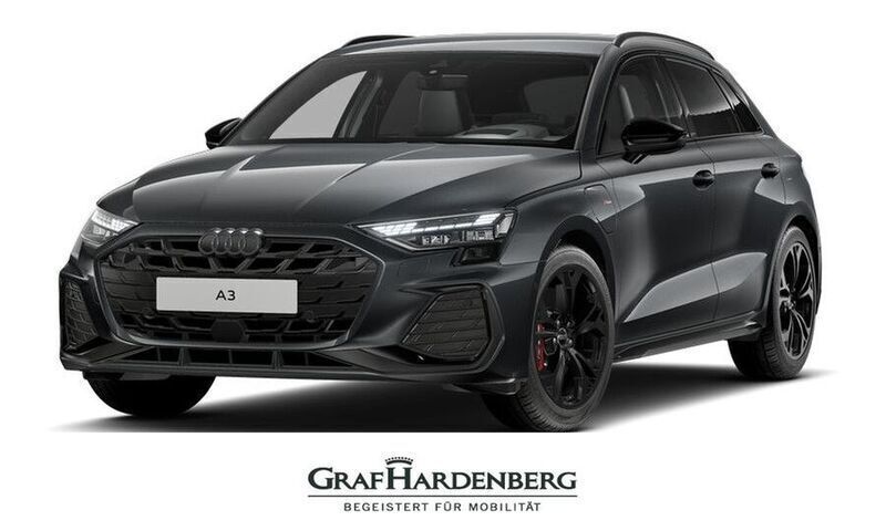 Grau Neu 2025 Audi A3 Sportback e-tron S-Line Limousine | 55.555 € (Teuer) - Bild 1/4