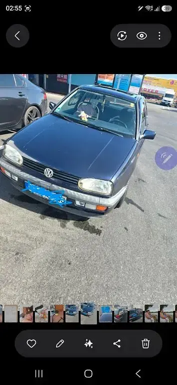 Gebraucht VW Golf III 90 PS (66 kW) 1992 Blau Kleinwagen