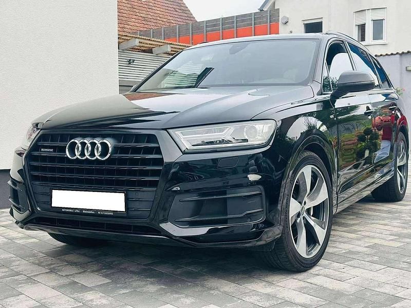 Schwarz Gebraucht 2016 Audi Q7 S-Line SUV | 31.800 € (Fairer Preis) - Bild 1/4