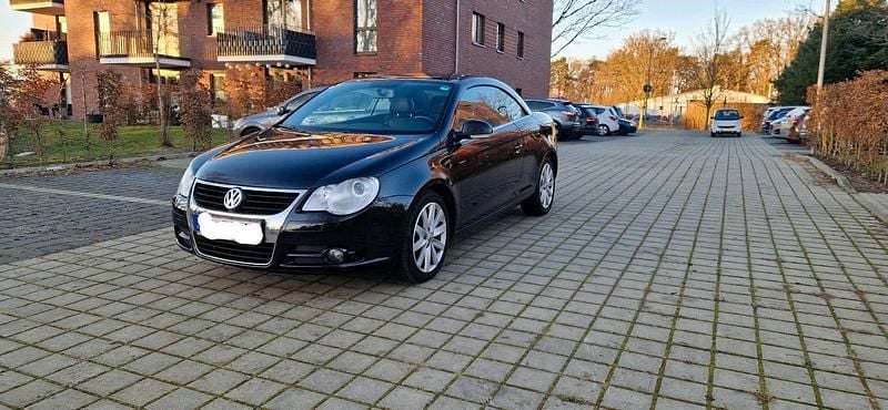 Schwarz Gebraucht 2008 VW Eos Cabrio | 2.499 € (Guter Preis) - Bild 1/4