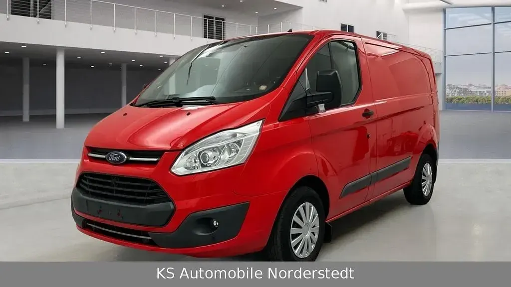 Second-hand Ford Transit Custom Trend 105 CP (77 kW) 2017 Roșu Monovolum