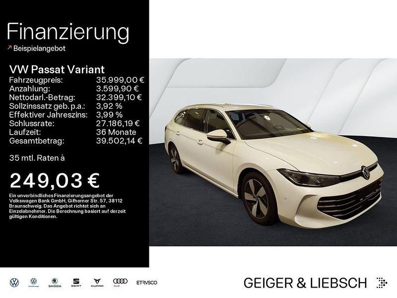 Oryxweiß perlmutteffekt Gebraucht 2024 VW Passat Elegance Kombi | 35.999 € - Bild 1/4