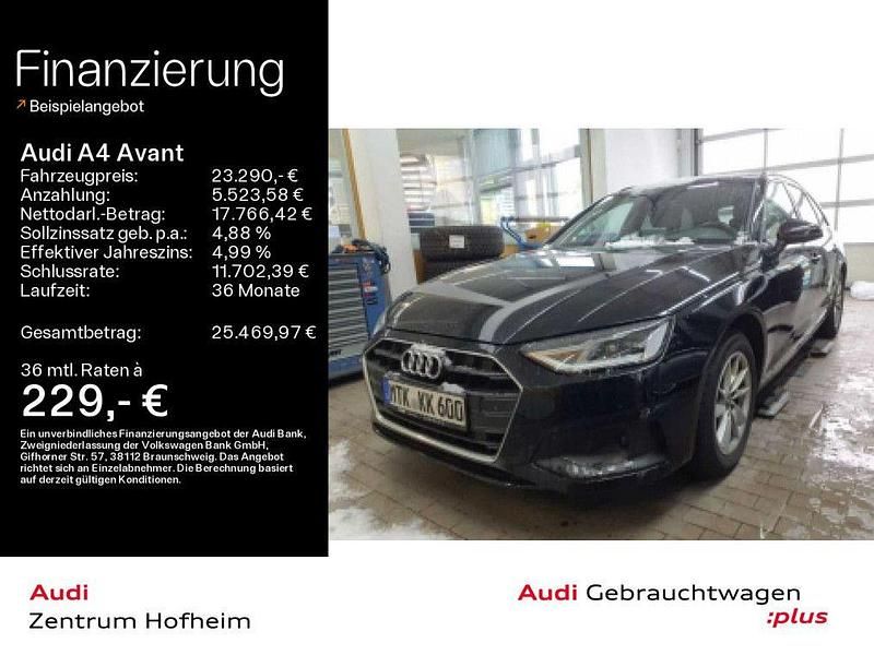 Gebraucht Audi A4 S-Line 163 PS (119 kW) 2023 Brillantschwarz Kombi