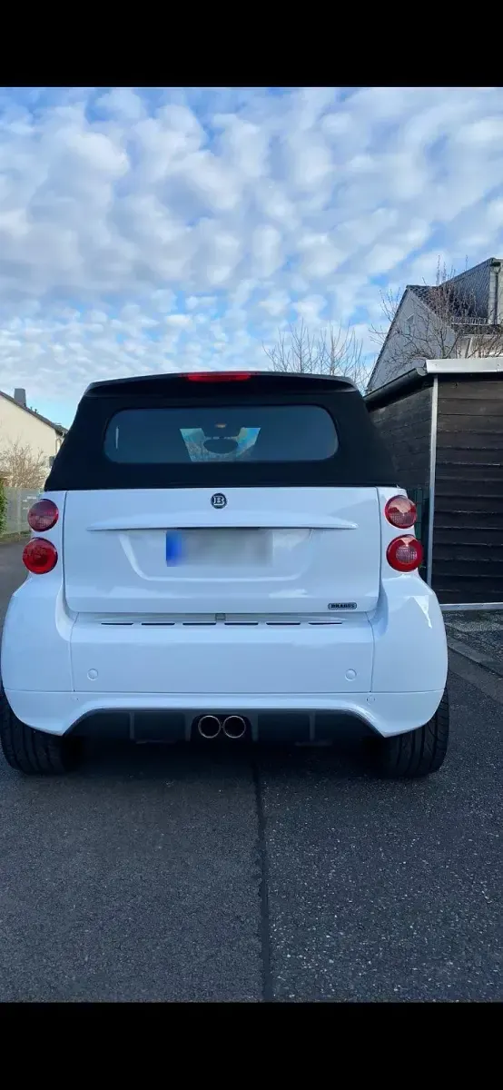 Gebraucht Smart ForTwo Cabrio Brabus 102 PS (75 kW) 2013 Weiß Cabrio