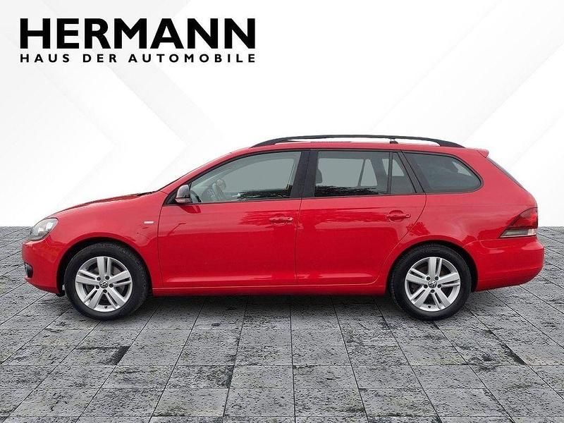 Gebraucht VW Golf VI Match 122 PS (89 kW) 2012 Rot Kleinwagen