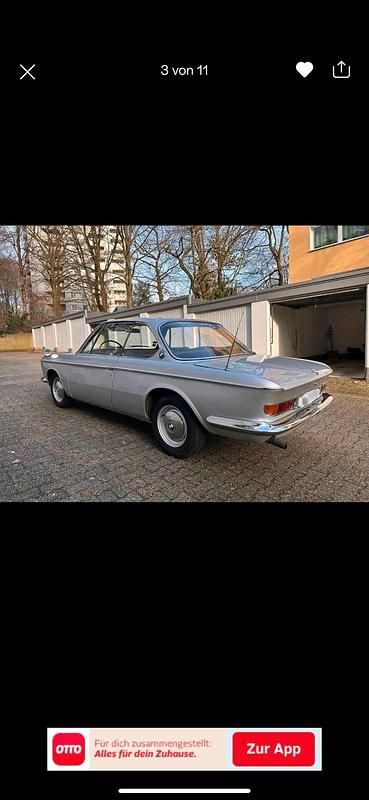 Gebraucht BMW 2000C/CS 120 PS (88 kW) 1967 Silber Coupé