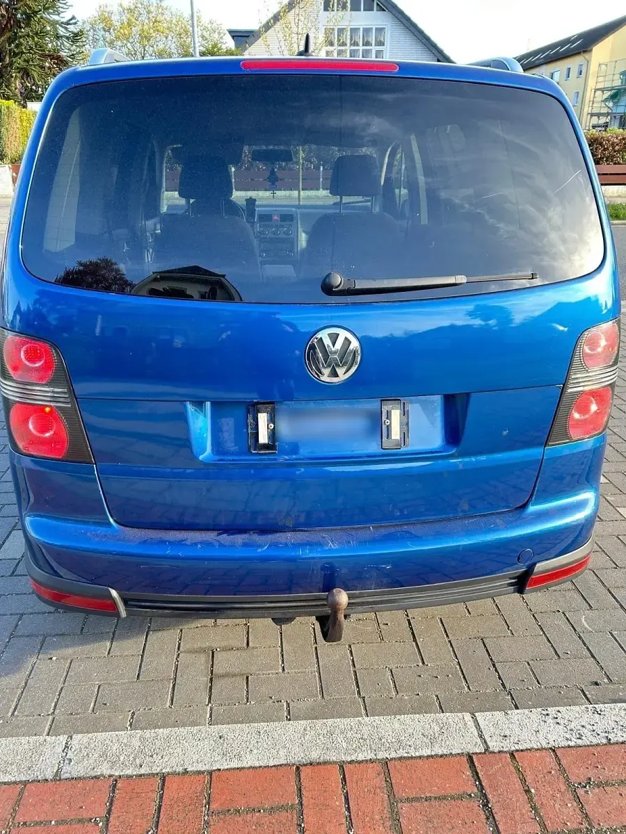 Gebraucht VW Touran Cross 170 PS (125 kW) 2008 Blau Van / Kleinbus